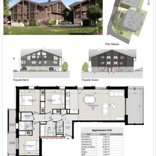  ALP'AGENCE : Apartment | MORILLON (74440) | 85 m2 | 545 000 € 
