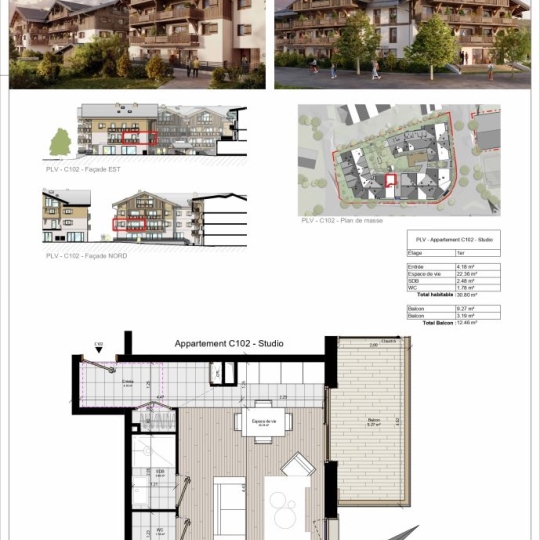  ALP'AGENCE : Programme Neuf | SAMOENS (74340) | 35 m2 | 217 000 &euro; 