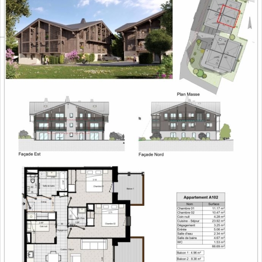  ALP'AGENCE : Apartment | MORILLON (74440) | 67 m2 | 447 000 &euro; 