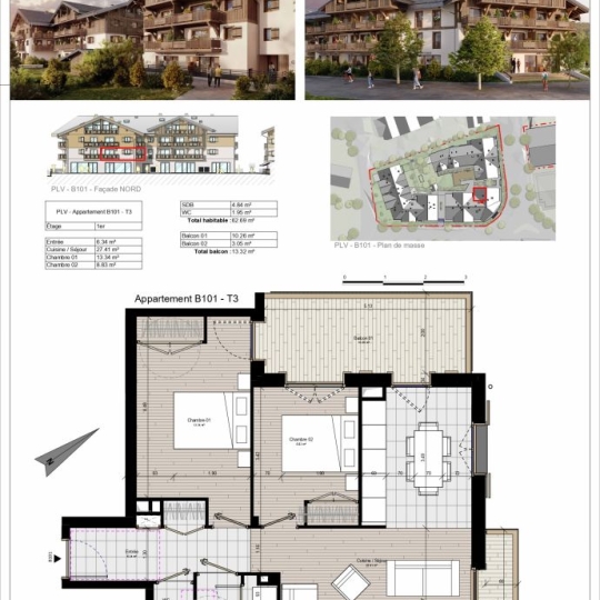  ALP'AGENCE : Apartment | SAMOENS (74340) | 63 m2 | 455 000 &euro; 