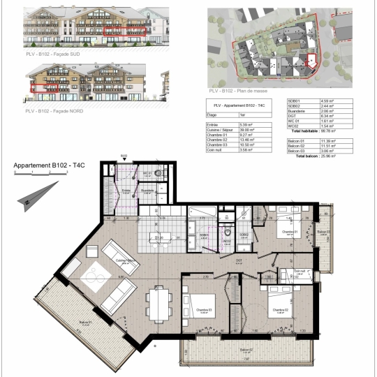  ALP'AGENCE : Apartment | SAMOENS (74340) | 100 m2 | 716 000 &euro; 