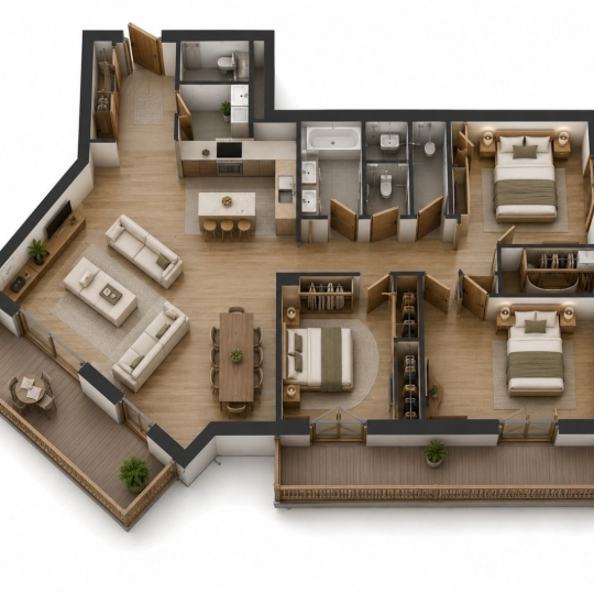 ALP'AGENCE : Appartement | SAMOENS (74340) | 100.00m2 | 716 000 € 