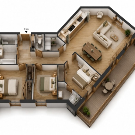  ALP'AGENCE : Appartement | SAMOENS (74340) | 83 m2 | 682 000 &euro; 