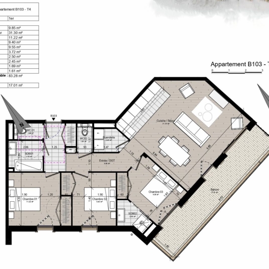  ALP'AGENCE : Appartement | SAMOENS (74340) | 83 m2 | 682 000 &euro; 