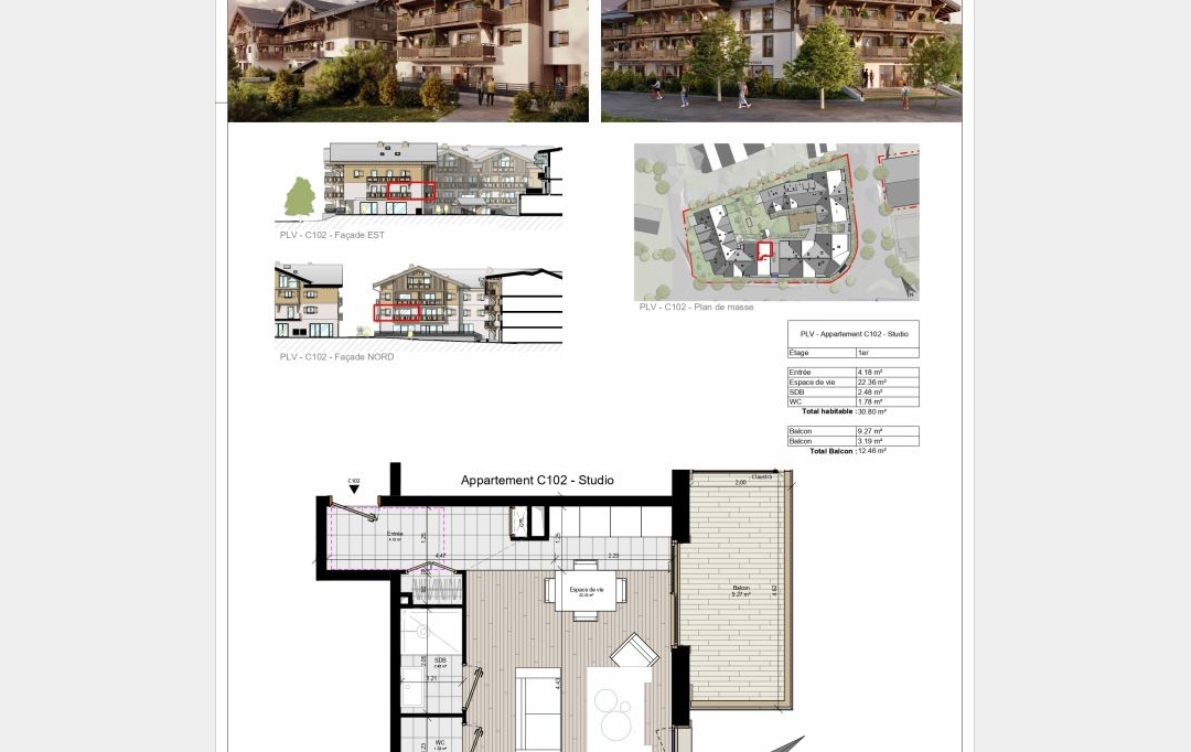 ALP'AGENCE : Programme Neuf | SAMOENS (74340) | 35 m2 | 217 000 &euro; 