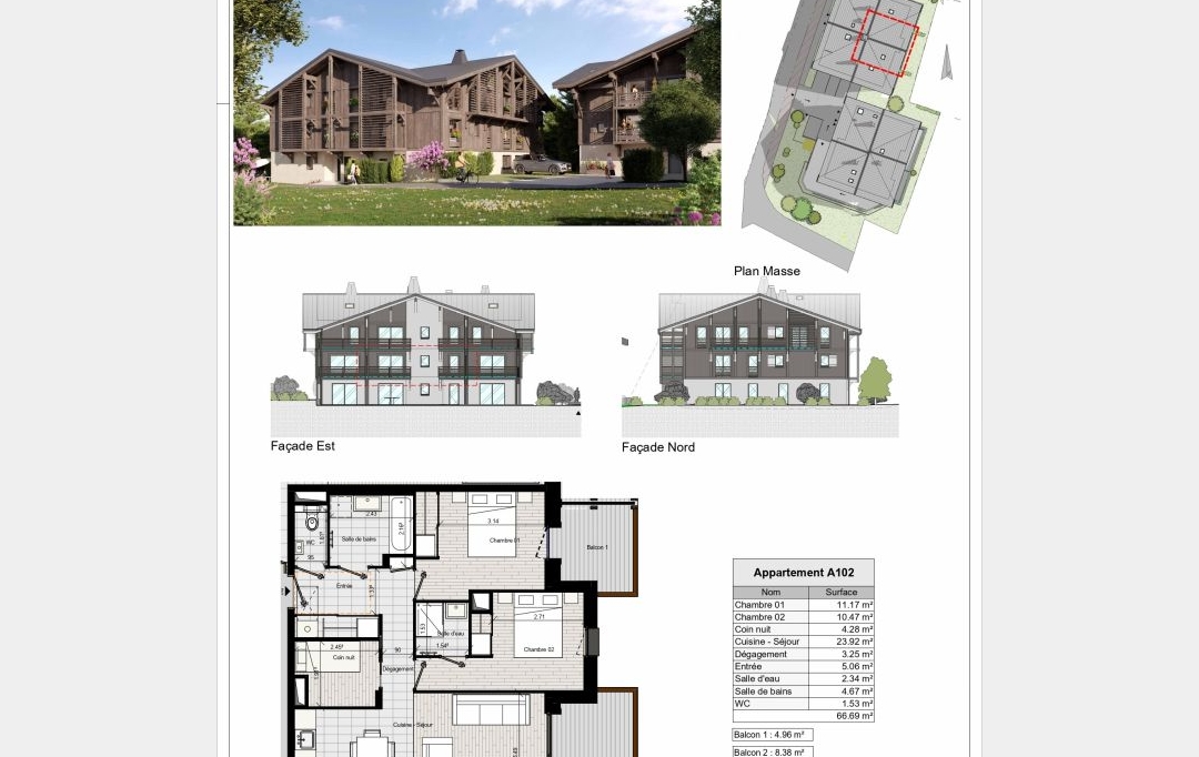 ALP'AGENCE : Apartment | MORILLON (74440) | 67 m2 | 447 000 &euro; 
