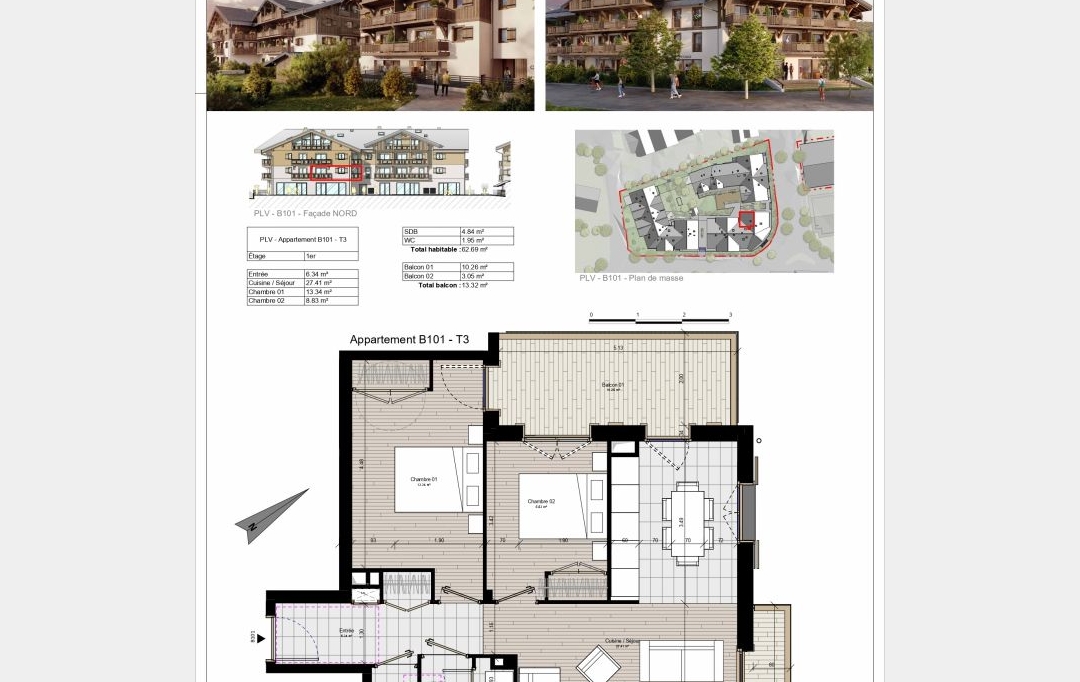 ALP'AGENCE : Apartment | SAMOENS (74340) | 63 m2 | 455 000 &euro; 