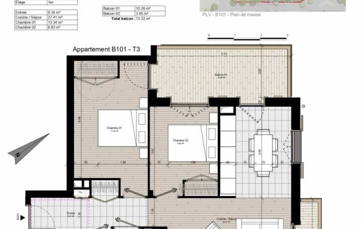  ALP'AGENCE Appartement | SAMOENS (74340) | 63 m2 | 455 000 € 